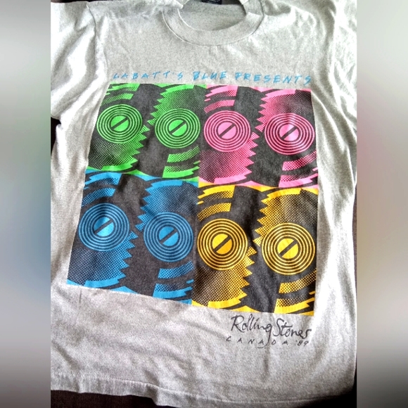 Vintage Rolling Stones Steel Wheels T Shirt - Picture 4 of 6